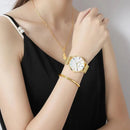 Relógio Feminino + Pulseira Lux de Brinde - EncantaEla