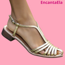 Sandália Áurea - EncantaEla